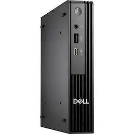 Dell - Pro Micro QCM1250 Intel Core Ultra 5 235T vPro 2.2 GHz up to 5.0 GHz 16GB DDR5 RAM 256GB TLC SSD Windows 11 Pro - Black