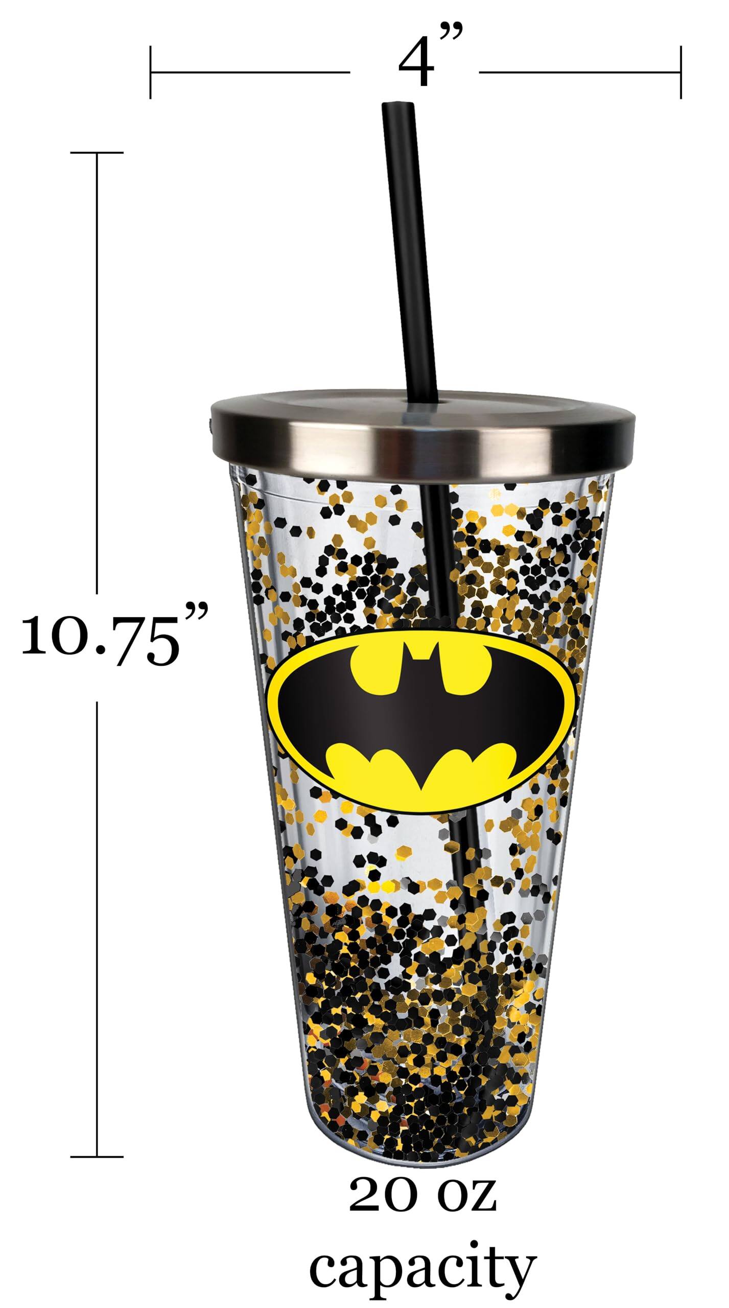 4" 10.75" 20 oz capacity