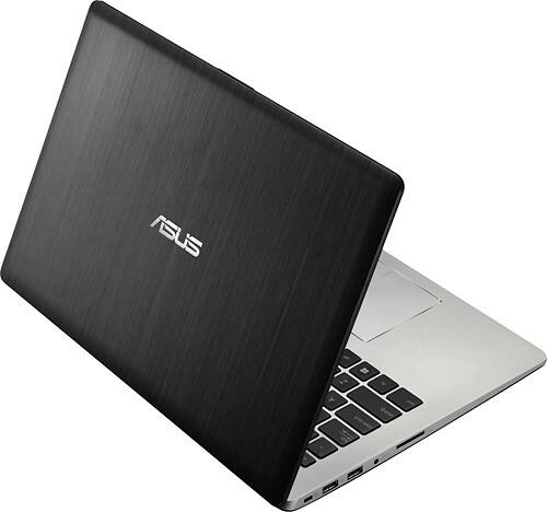 Alt View Standard 1. Asus - Ultrabook 14" Touch-Screen Laptop - 4GB Memory - 500GB Hard Drive - Black.