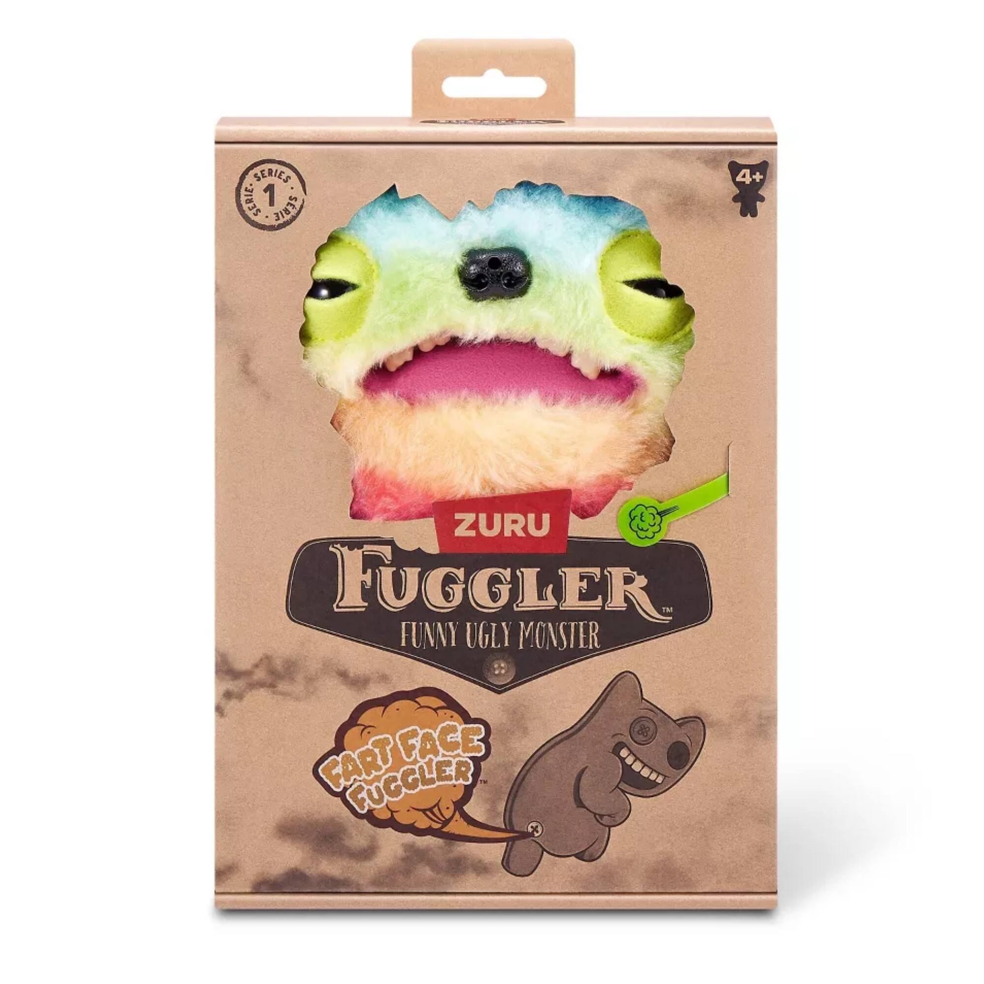 SERIES 1  
SERIE 4+  
ZURU  
FUGGLER  
FUNNY UGLY MONSTER  
FART FACE FUGGLER  
x 88