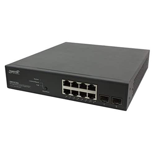 Transition Networks - Smart Managed PoE+ Switch - Multicolor
