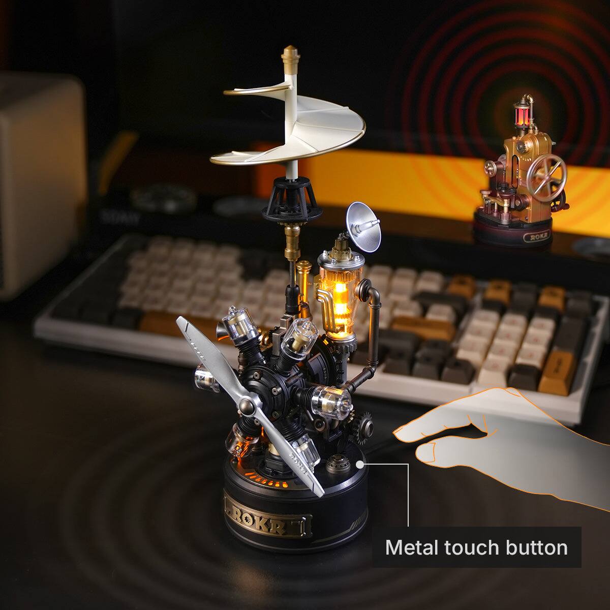 ROKA  
BEGGER ROKR  
Metal touch button