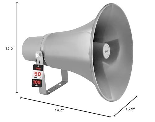 13.5" PYLE 50 WATTS 105 14.3" 13.5"