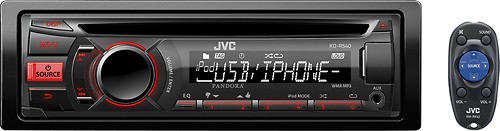  JVC - CD - Apple® iPod®-Ready - In-Dash Deck with Detachable Faceplate