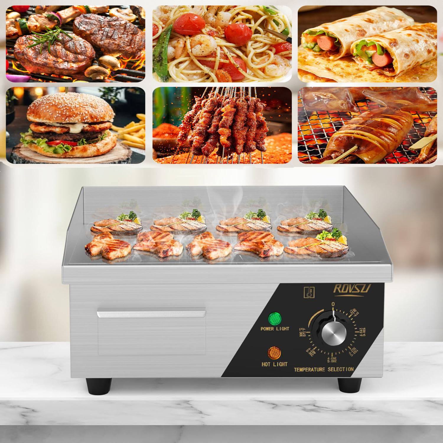 ROVSLU  
POWER LIGHT  
HOT LIGHT  
TEMPERATURE SELECTION