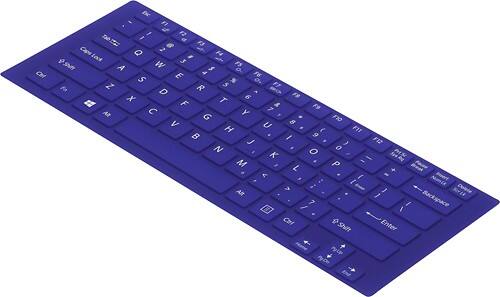 Angle Standard. Sony - Keyboard Skin for Sony VAIO T Series 13" and 14" and S Series 13" Laptops - Blue.