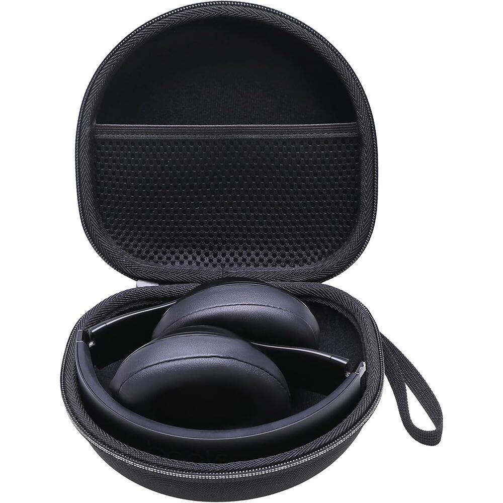 Front. ACJPR - Hard Shell Headphone Case for Wireless Foldable Over-Ear Headphones, Travel Storage and Protection.