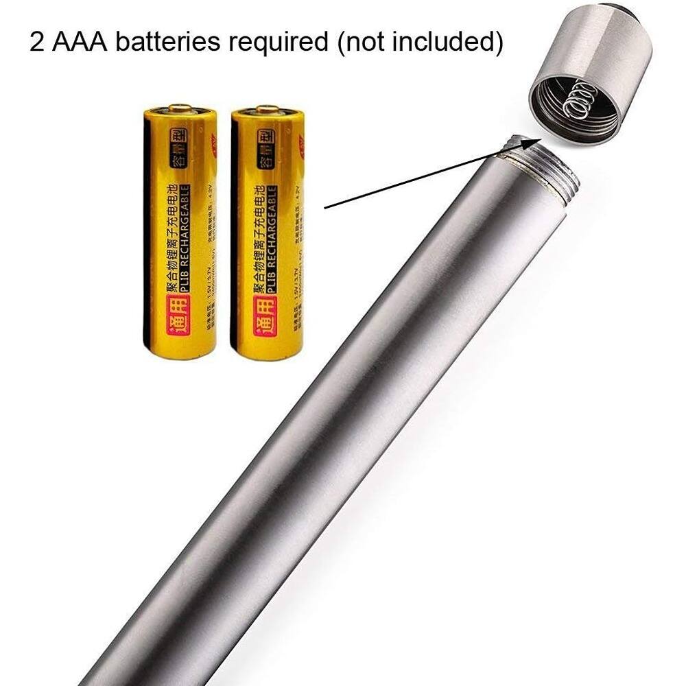 2 AAA batteries required (not included)