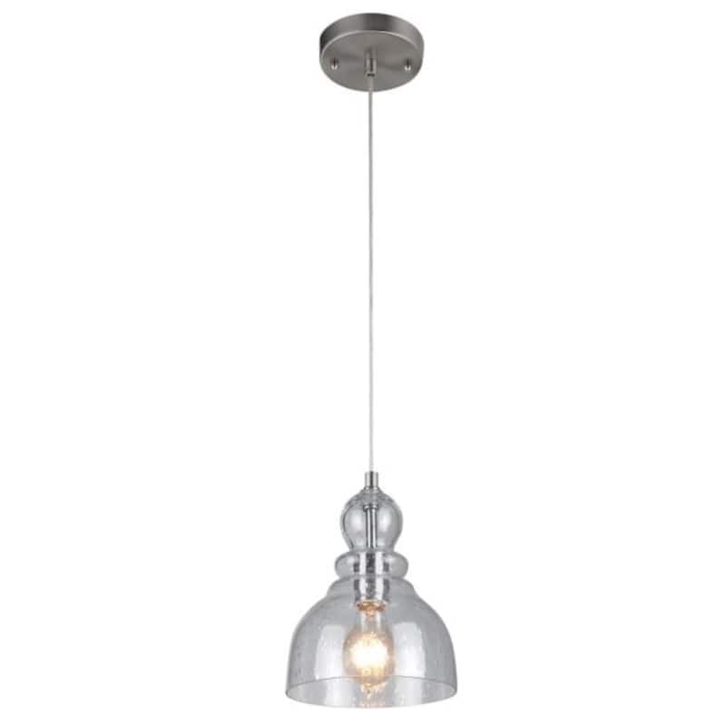 Westinghouse - Fiona Brushed Nickel 1 lights Mini Pendant Light