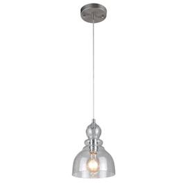 Westinghouse - Fiona Brushed Nickel 1 lights Mini Pendant Light