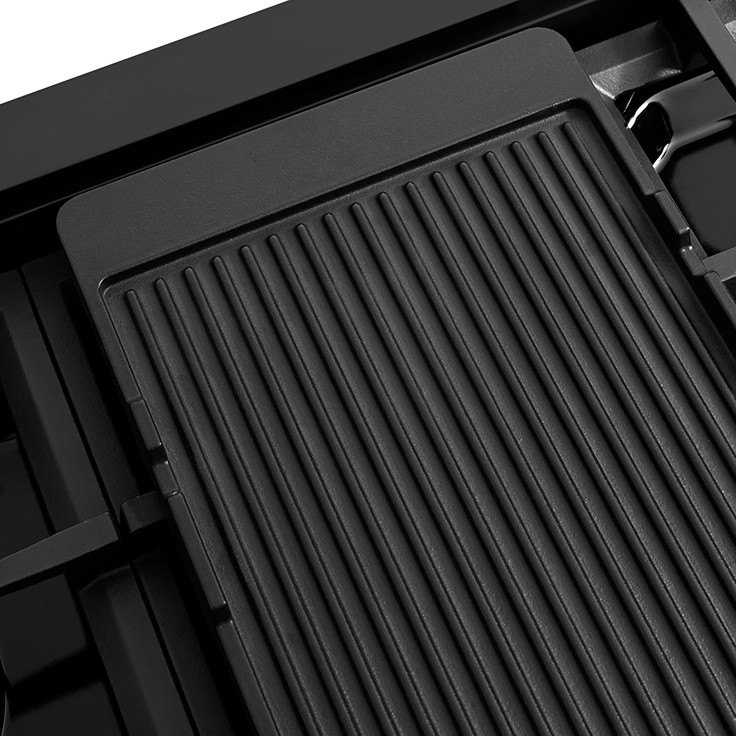 Back. ZLINE - ZLINE 48 in. Classic Gas Rangetop with 8 Burner DuoPro Cooktop (PCRTB-48) - Black Stainless Steel.