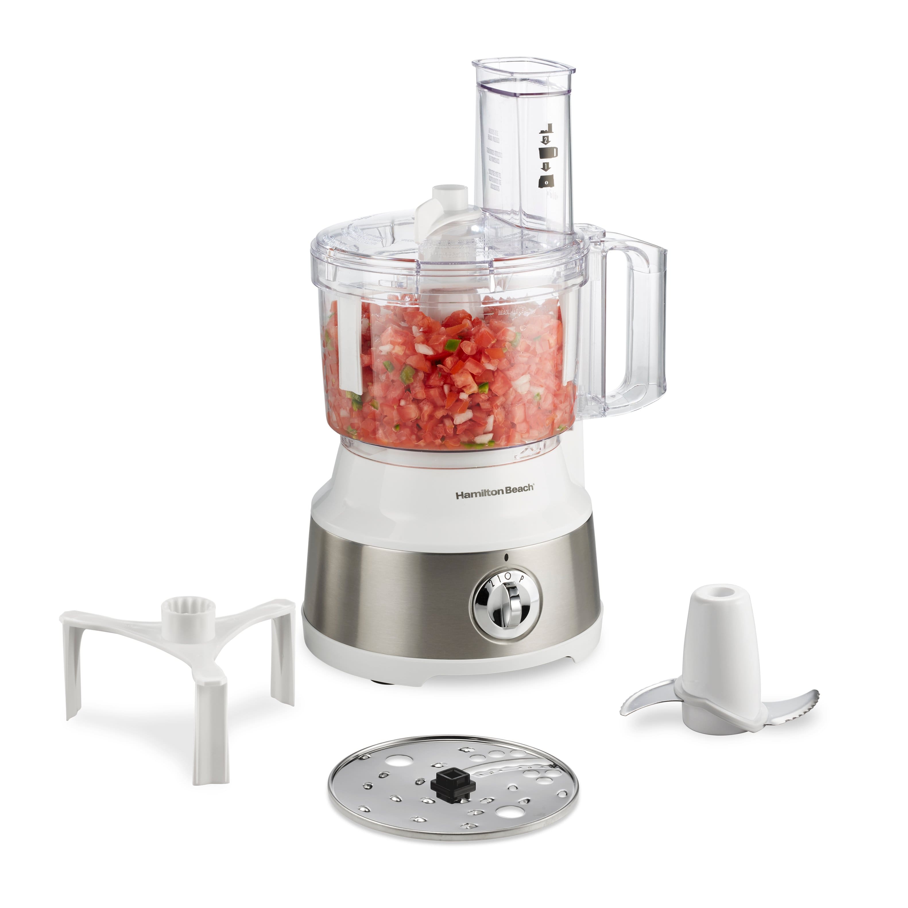 Hamilton Beach - Bowl Scraper Food Processor - White