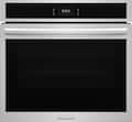 Frigidaire - Gallery 30" Built-In Single Total Convection Electric Wall Oven with Stone-Baked Pizza - Stainless Steel