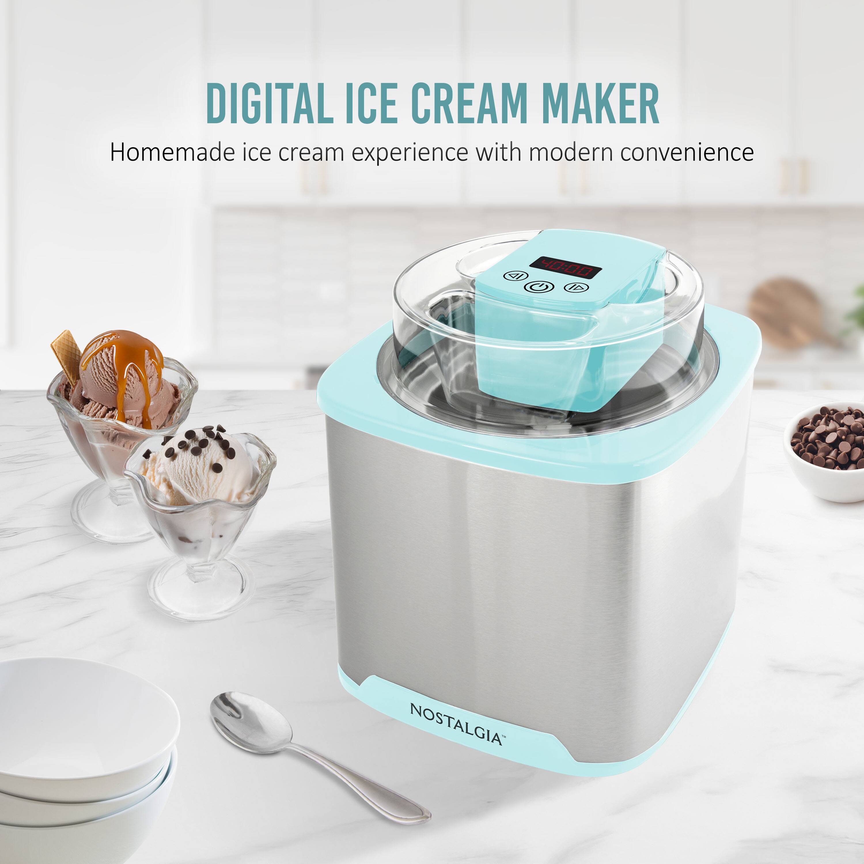 DIGITAL ICE CREAM MAKER  
Homemade ice cream experience with modern convenience  
NOSTALGIA