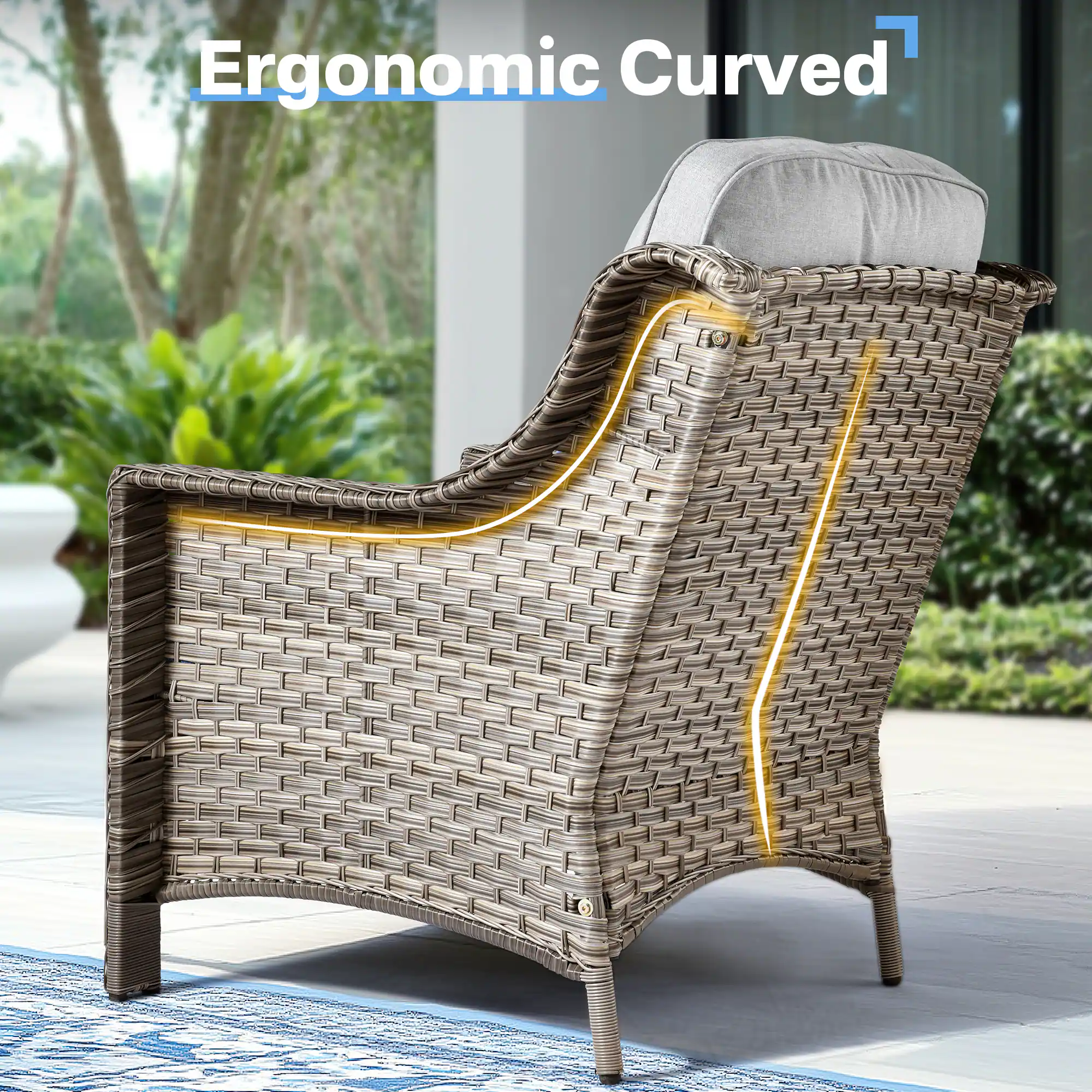 Ergonomic Curved