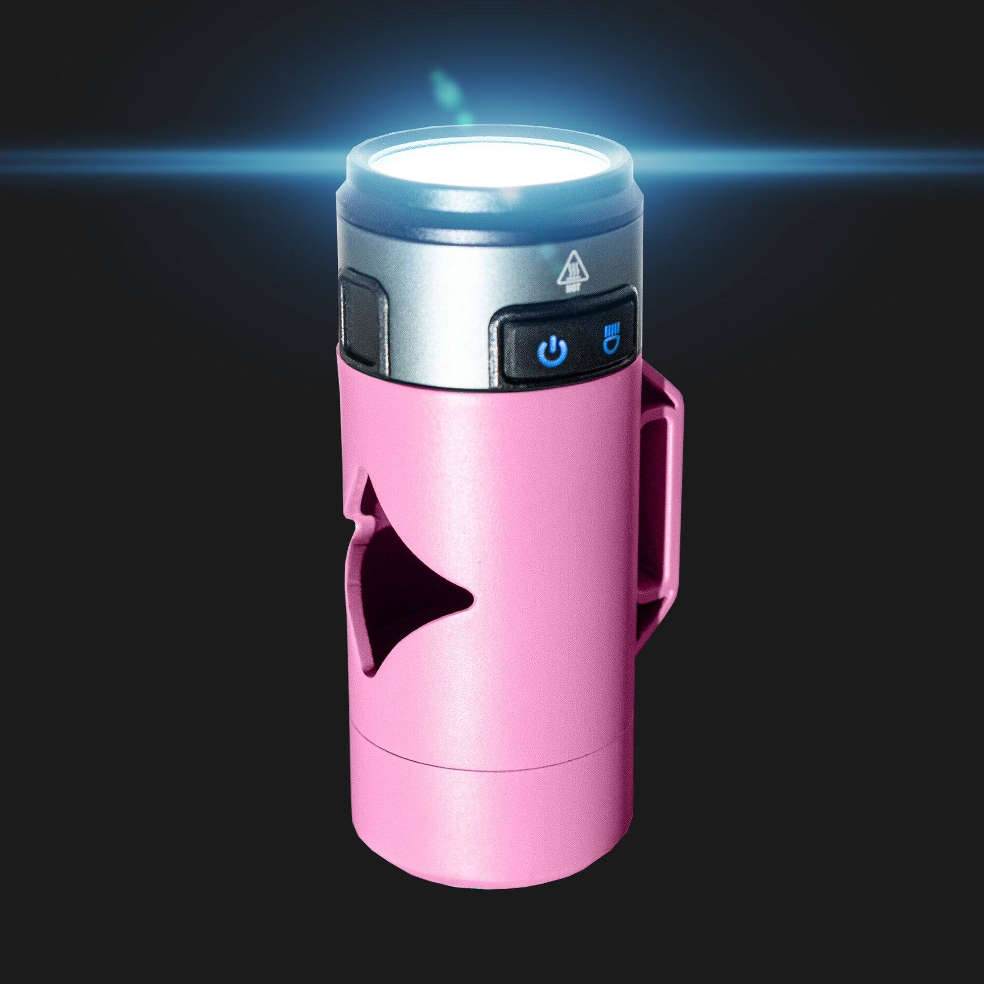 Back. Lumi Pawtners - Lumi LED Poop Bag Dispenser - Pink.