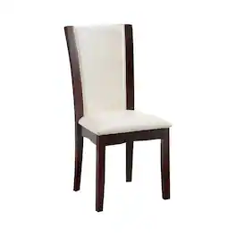 Manhattan Lane - Manhattan I Contemporary Side Chair, Finish, Set of 2 - White