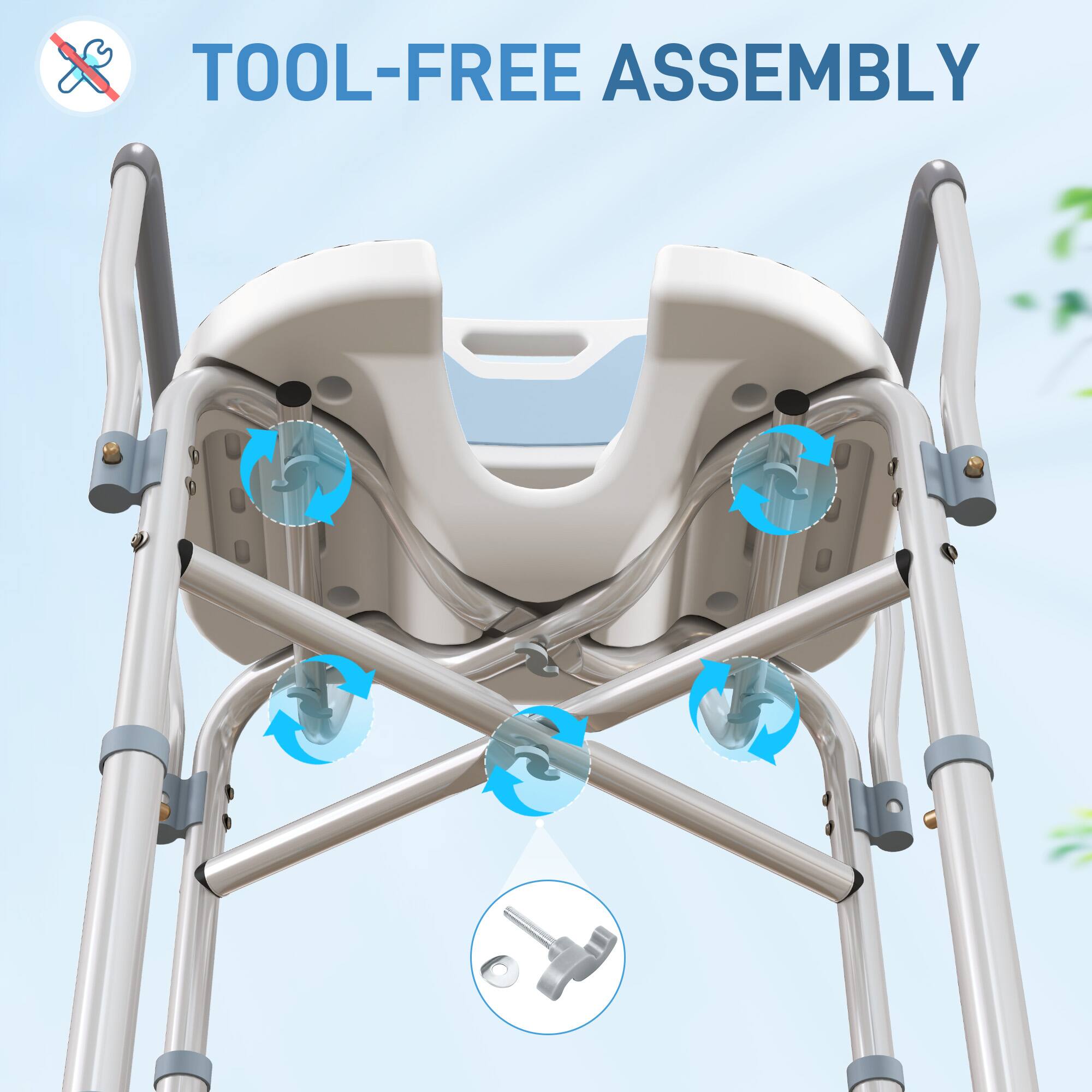 TOOL-FREE ASSEMBLY