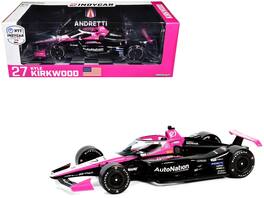Greenlight - Dallara IndyCar #27 Kyle Kirkwood "AutoNation" Andretti Autosport "NTT IndyCar Series" (2024) 1/18 - Pink,Black,White