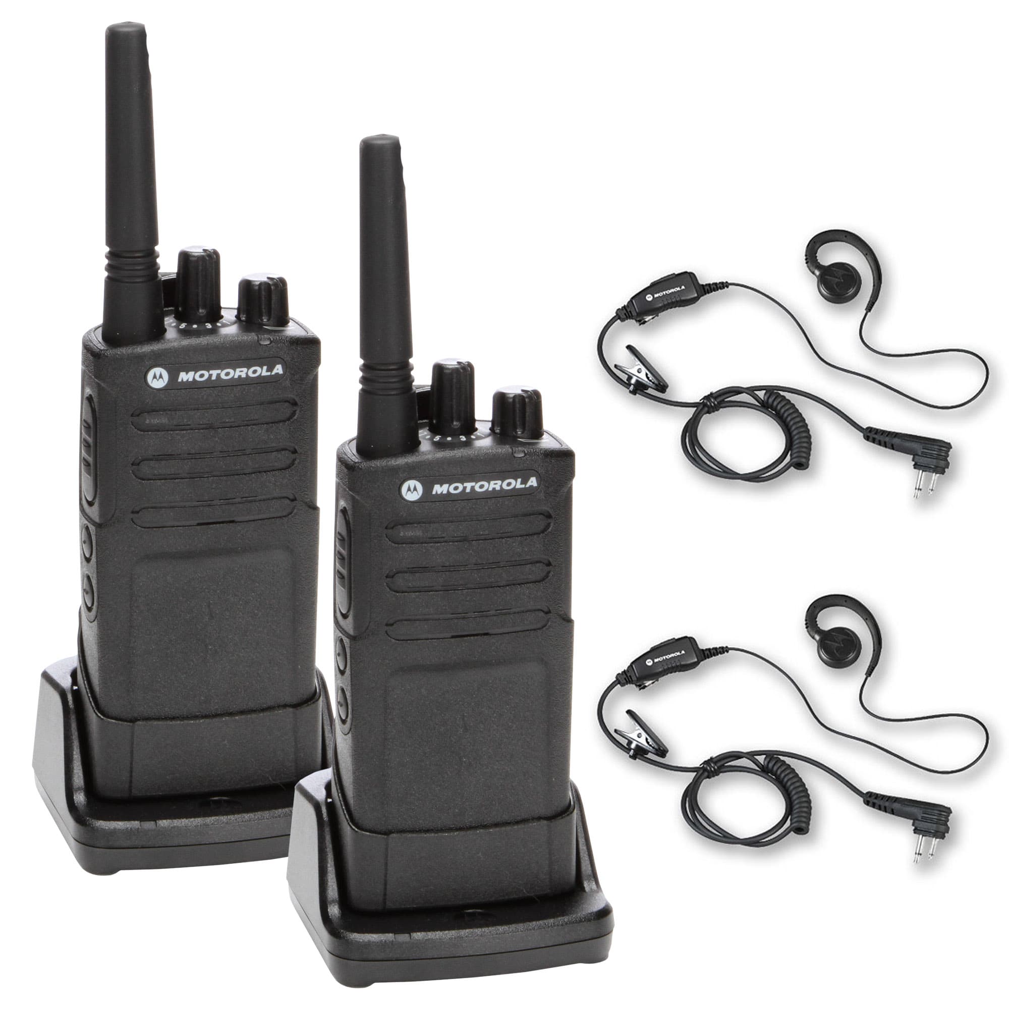 Motorola Solutions - Motorola RMU2080 On-Site Rugged Two-Way Business Radio (RMU2080) +Motorola HKLN4 - Black