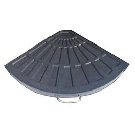 Four Seasons Courtyard - Compact Cross Base for Offset Umbrella, 1 Piece - Black