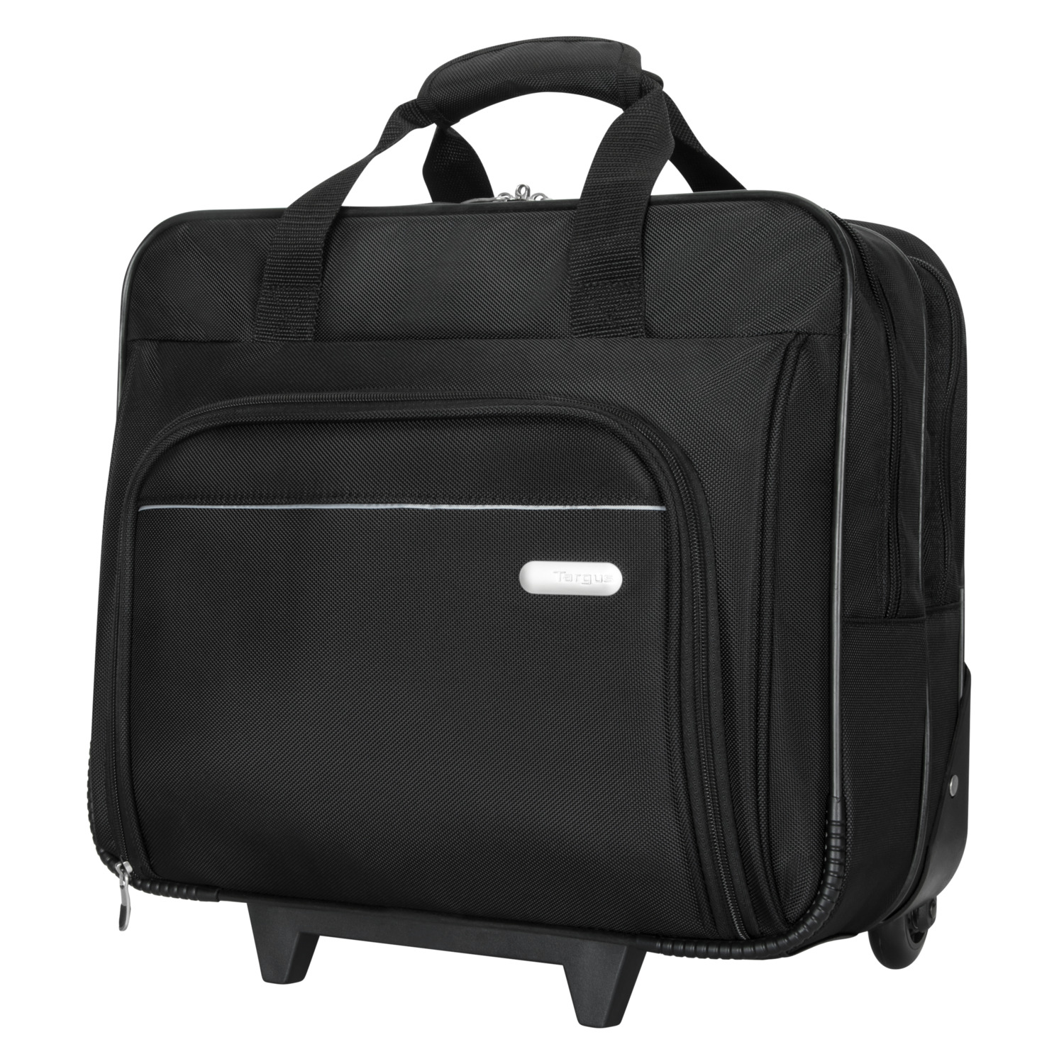Alt View 1. Targus - Metro Rolling Laptop Case for 15.4" Laptop - Black.