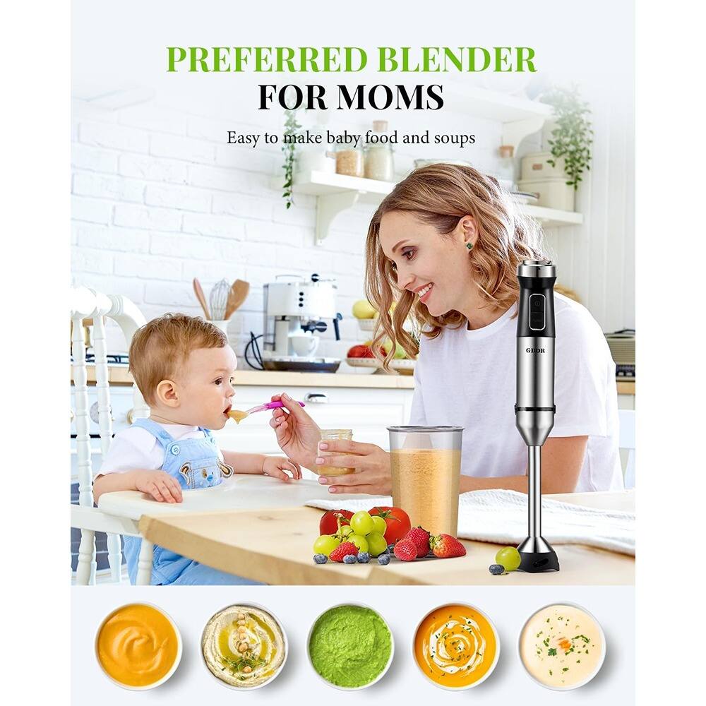 PREFERRED BLENDER FOR MOMS  
Easy to make baby food and soups
