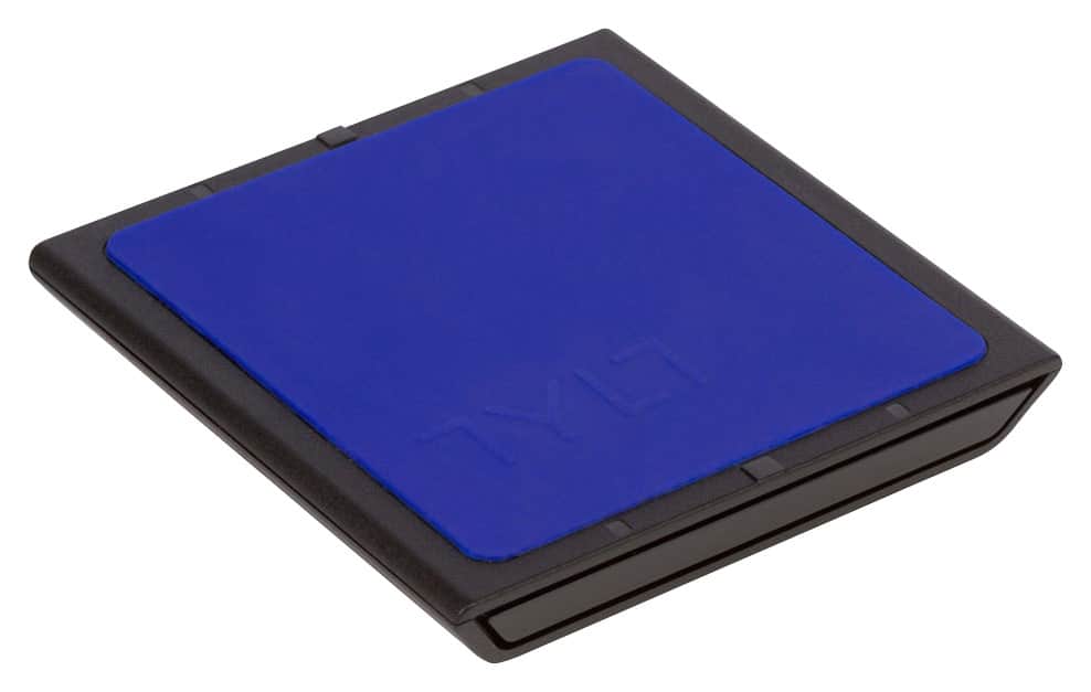 Front. TYLT - VU SOLO Wireless Charger - Black/Blue.