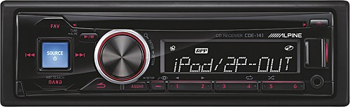  Alpine - CD - Apple® iPod®-Ready - In-Dash Deck