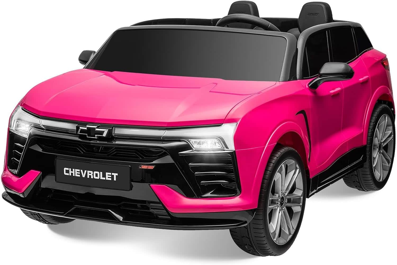 Electrodes Masters - Licensed Chevrolet Blazer 24V Electric Car for Kids, 2 Seater Ride-on Toy with Parent Remote Control, Safety Belt - Pink price history on PriceWatchPro