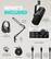 WHAT'S INCLUDED
- SCISSOR ARM X2
- DYNAMIC MICROPHONE X2
- HI-FI HEADPHONES X2
- DESK CLAMP X2
- 5/8" TO 3/8" SCREW ADAPTER X2
- XLR CABLE X2
- USB-A TO USB-C DATA CABLE X2
- USB-A TO LIGHTNING DATA CABLE
- USB-C TO USB-C DATA CABLE
- AUDIO INTERFACE