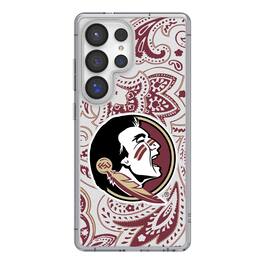 Keyscaper - NCAA - Florida State Seminoles Paisley Galaxy Clear Case - S24 - Multicolor