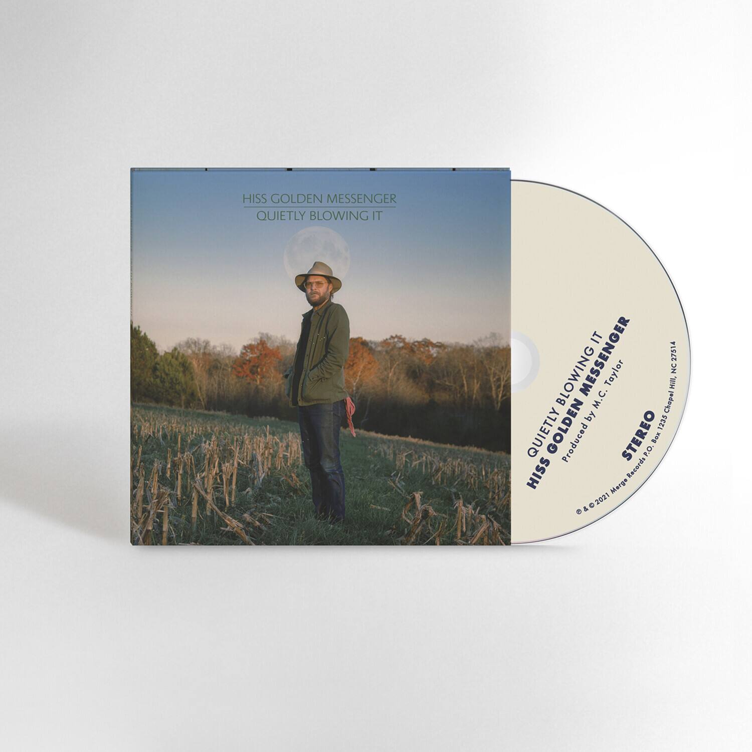 Hiss Golden Messenger  
Quietly Blowing It

Hiss Golden Messenger  
Quietly Blowing It

Produced by M.C. Taylor  
Hiss Records  
Marge 402021

STEREO  
R.O. Box 1235  
Chapel Hill, NC 27514

© & ℗ 2021 Hiss Records  
Marge 402021
