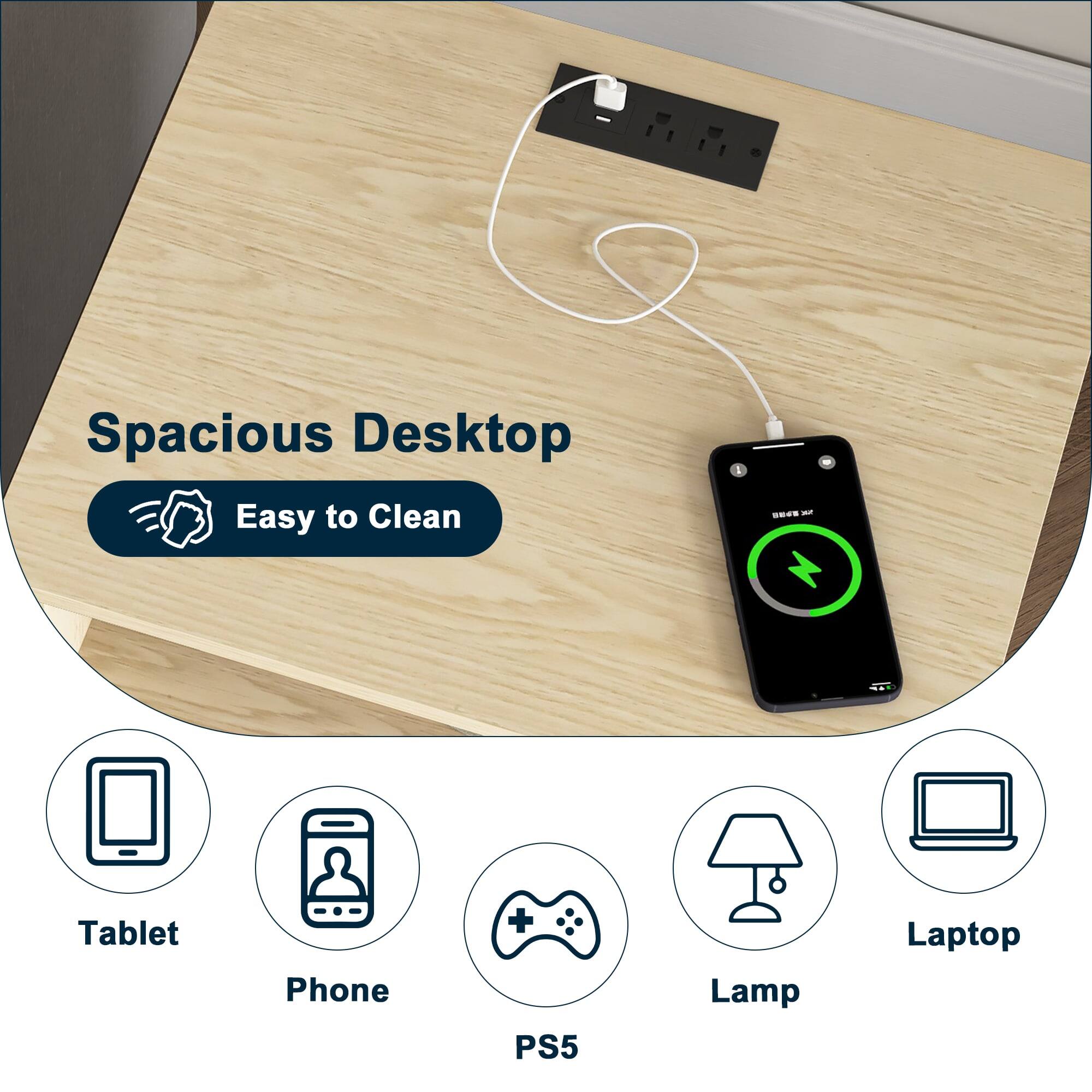 Spacious Desktop Easy to Clean Tablet Phone PS5 Lamp Laptop