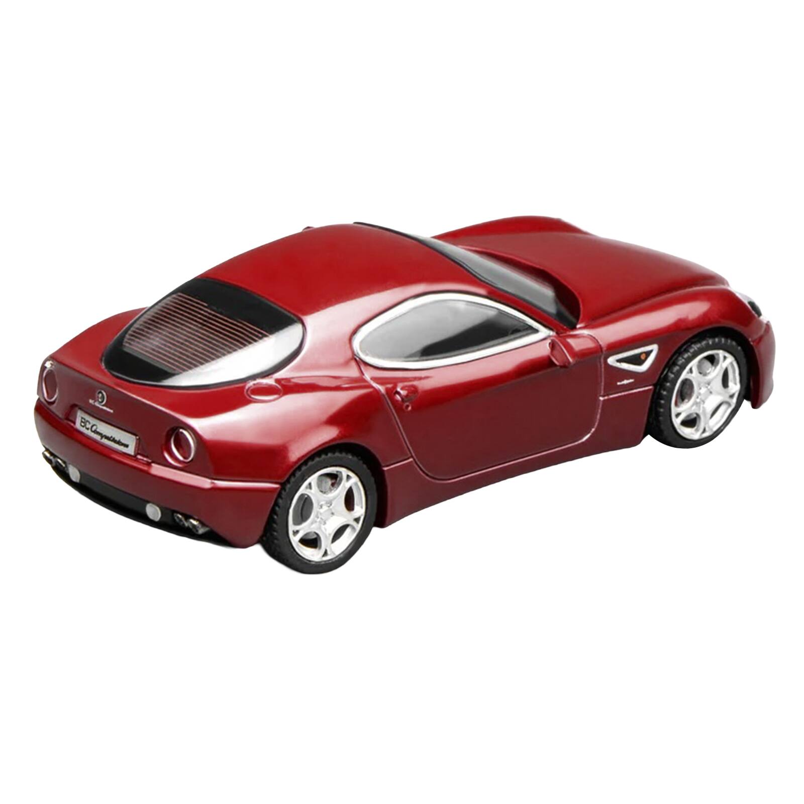Alt View 2. MotorHelix - 2008 Alfa Romeo 8C Competizione Competition Red Metallic 1/64 Diecast Model Car by MotorHelix.