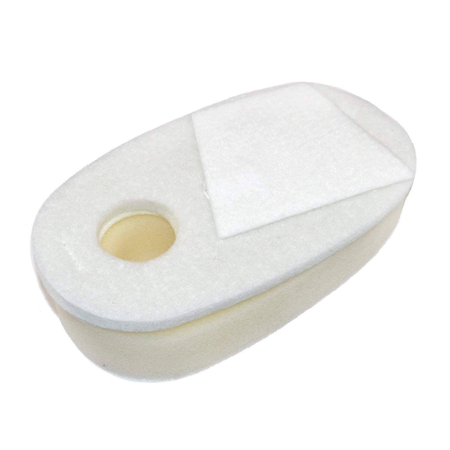 Angle. HQRP - 2-Pack Vacuum Filter Kit for Shark Rocket DeluxePro HV319-HV324, HV320 Series, UV422, ZS350, Pre Motor and Post Motor.