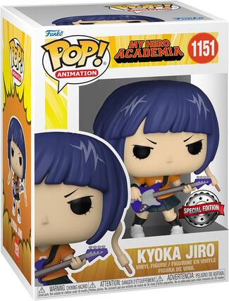 Funko POP! Animation 1151 My Hero Academia Special Edition Kyoka Jiro Vinyl Figure / Figurine en Vinyle / Figura de Vinil. Peligro de Asfixia. D'asphyxie. Advertencia: niños menores de 36 meses. Danger: not suitable for children under 36 months. Attention: de 36 mois. Warning: choking hazard. Not suitable for children under 36 months. Petits pièces. Small parts.