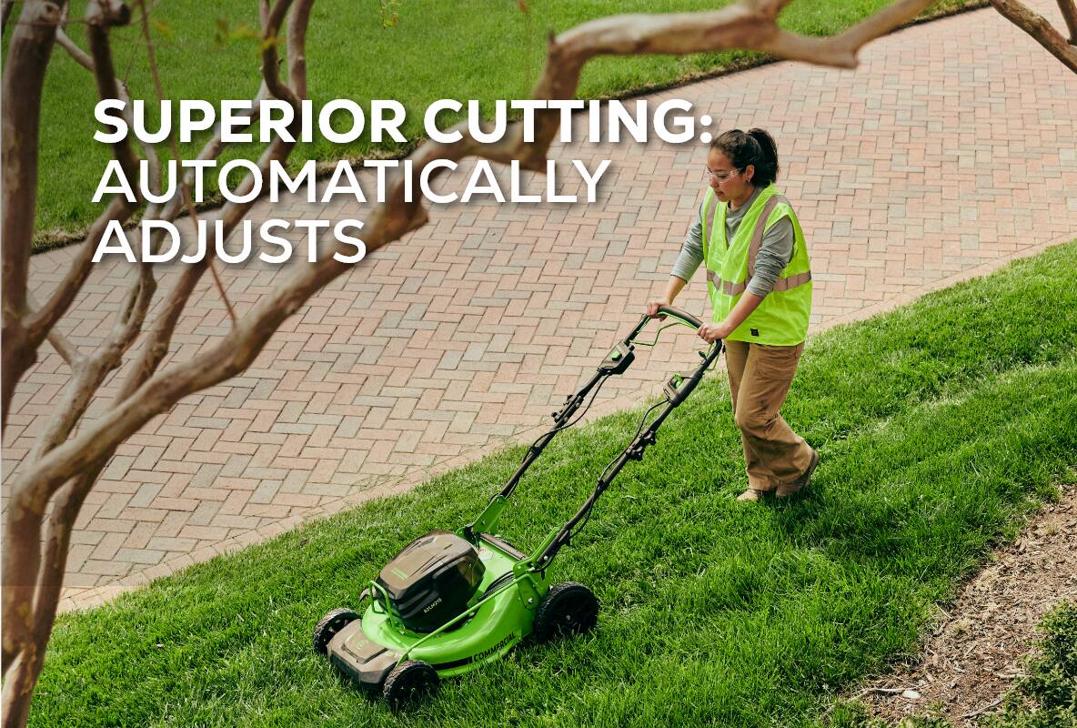 SUPERIOR CUTTING: AUTOMATICALLY ADJUSTS