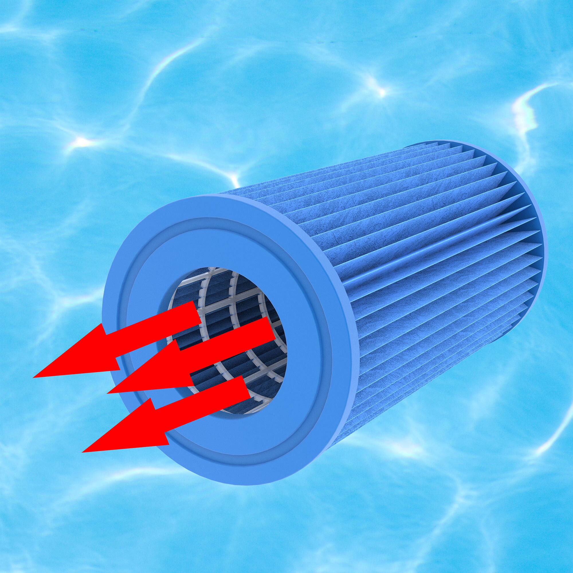 Alt View 3. Jleisure - JLeisure Avenli CleanPlus Small Filter Cartridge Replacement Part.