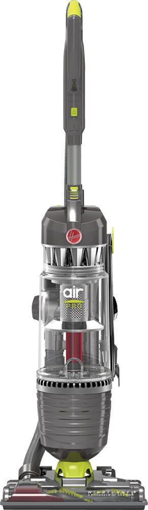 Hoover - WindTunnel 3 Air Pro Bagless Upright Vacuum - Silver/Green - Front Zoom