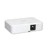 Epson - EpiqVision Flex CO-FH02 Smart Streaming Portable Projector, 3,000 Lumens Color & Brightness, 3LCD 1080p Android TV - White