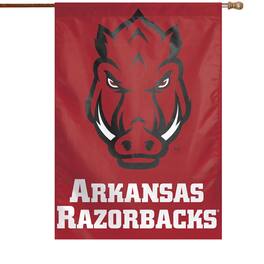 WinCraft - Arkansas Razorbacks 28" x 40" Full Name Single-Sided Vertical Banner - Multicolor