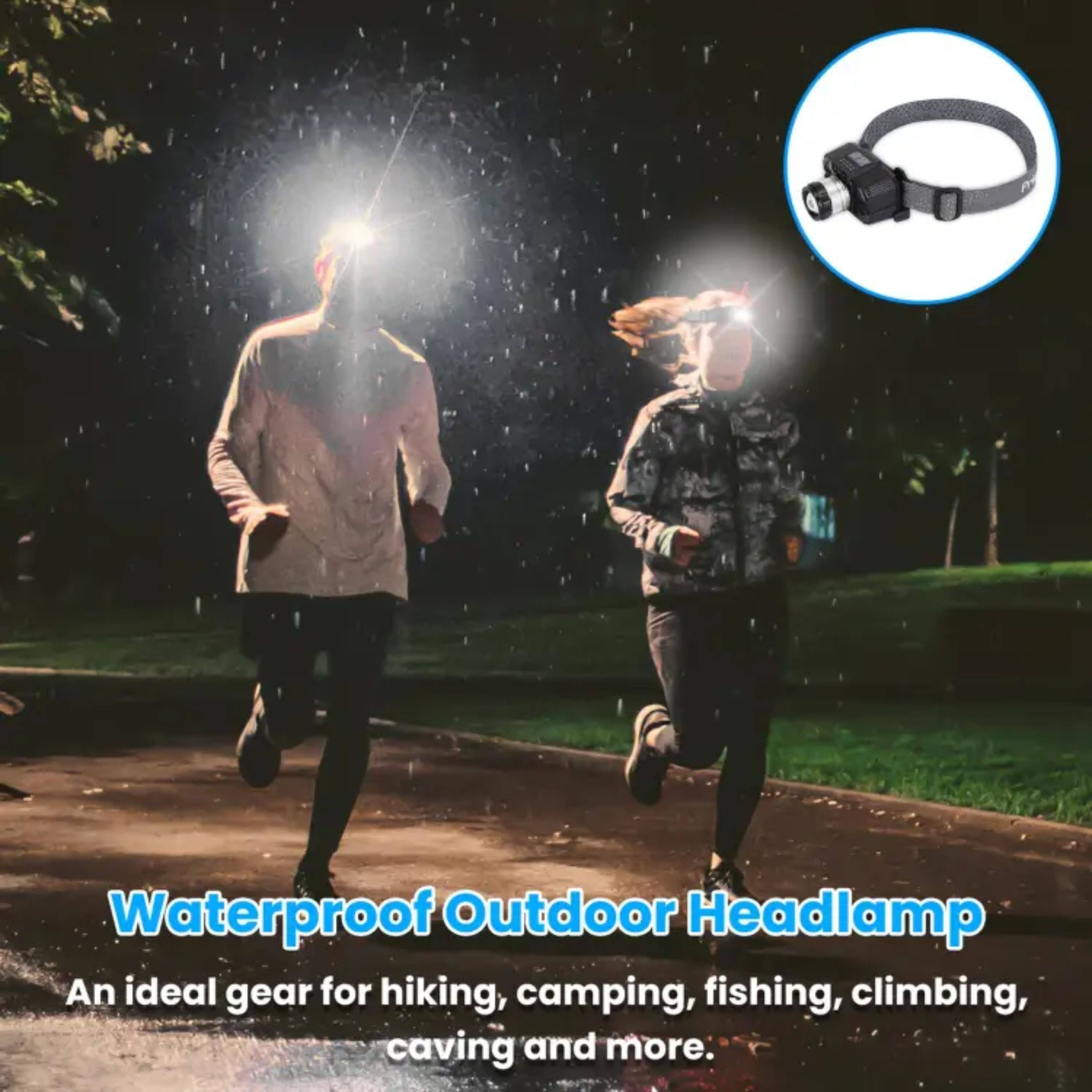 Waterproof Outdoor Headlamp

An ideal gear for hiking, camping, fishing, climbing, caving and more.
