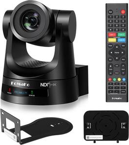 FoMaKo - KN30A Pro 30X Optical Zoom, AI Auto-Tracking Gen 3 for Church Worship Live Services Education Events - Black