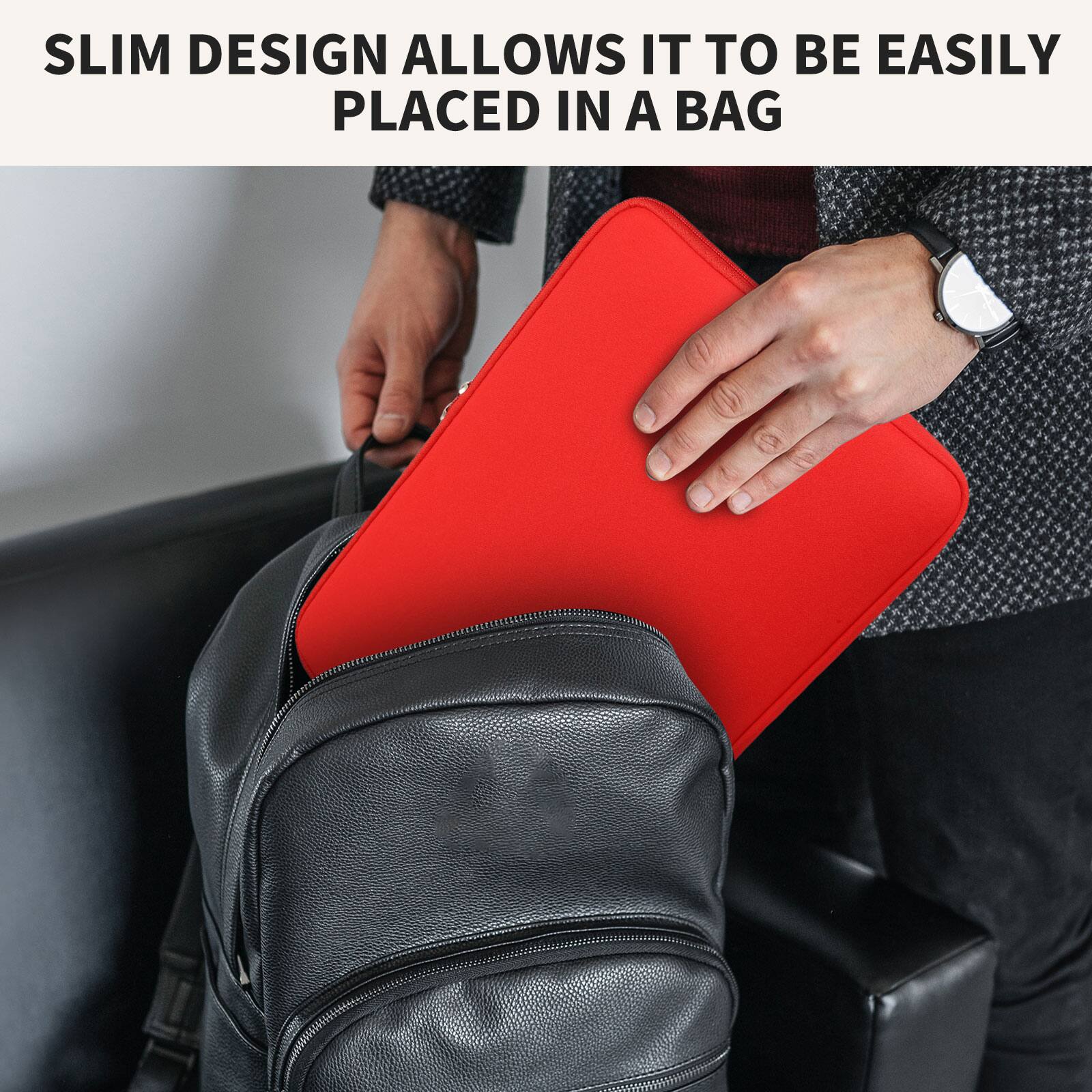 SLIM DESIGN ALLOWS IT TO BE EASILY PLACED IN A BAG