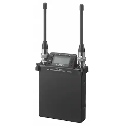 MENU
SET
POWER
SONY UHF SYNTHESIZED URX-S03D POWER DIVERSITY TUNER