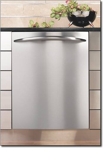 Front Standard. GE - Profile 24" Tall Tub Built-In Dishwasher - Stainless-Steel.