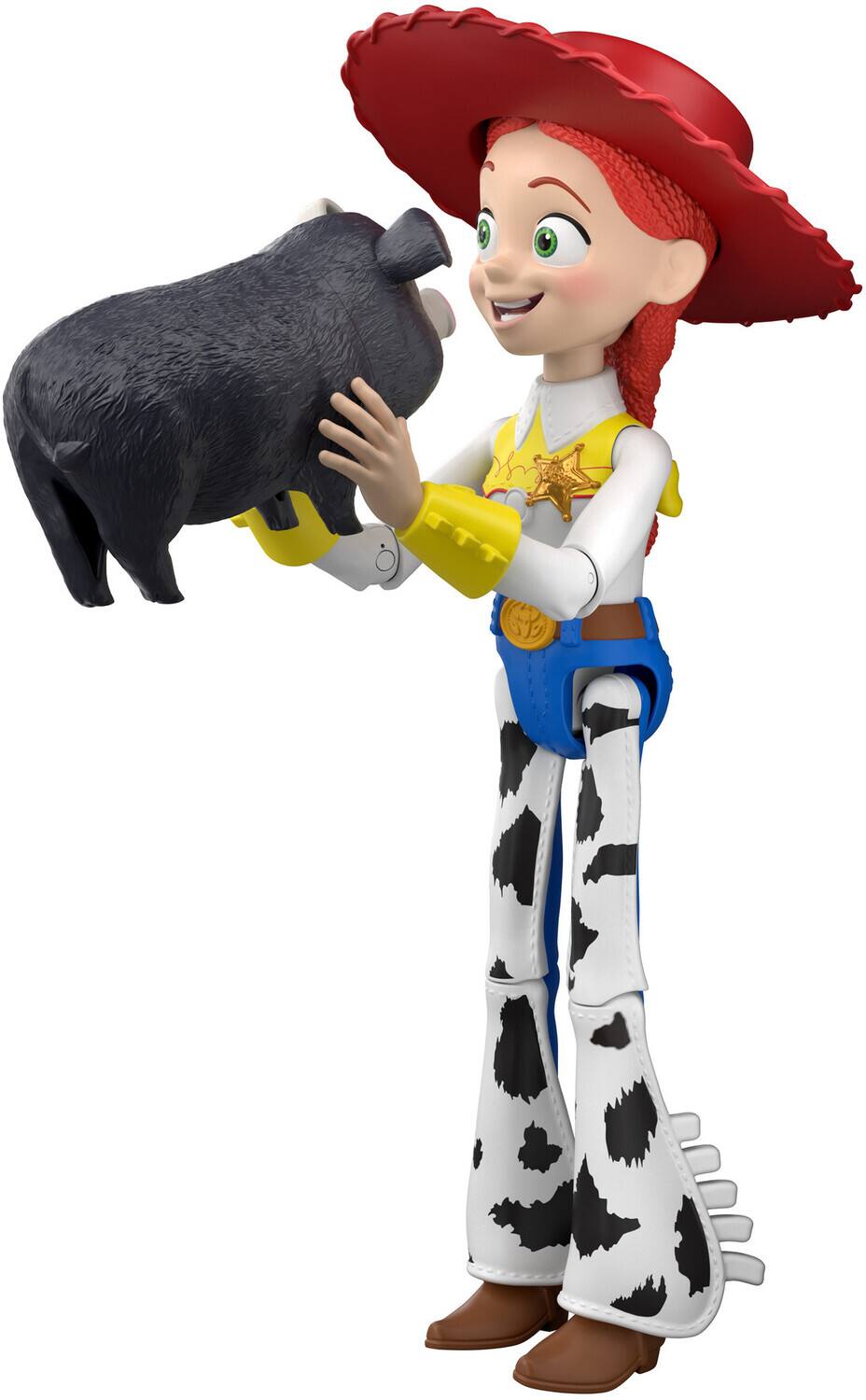Alt View 4. Mattel - Disney/PIXAR Toy Story 5 Critter Talk Jessie 12" Action Figure & JD Pig with Sounds   - COLLECTIBLES - Multicolor.