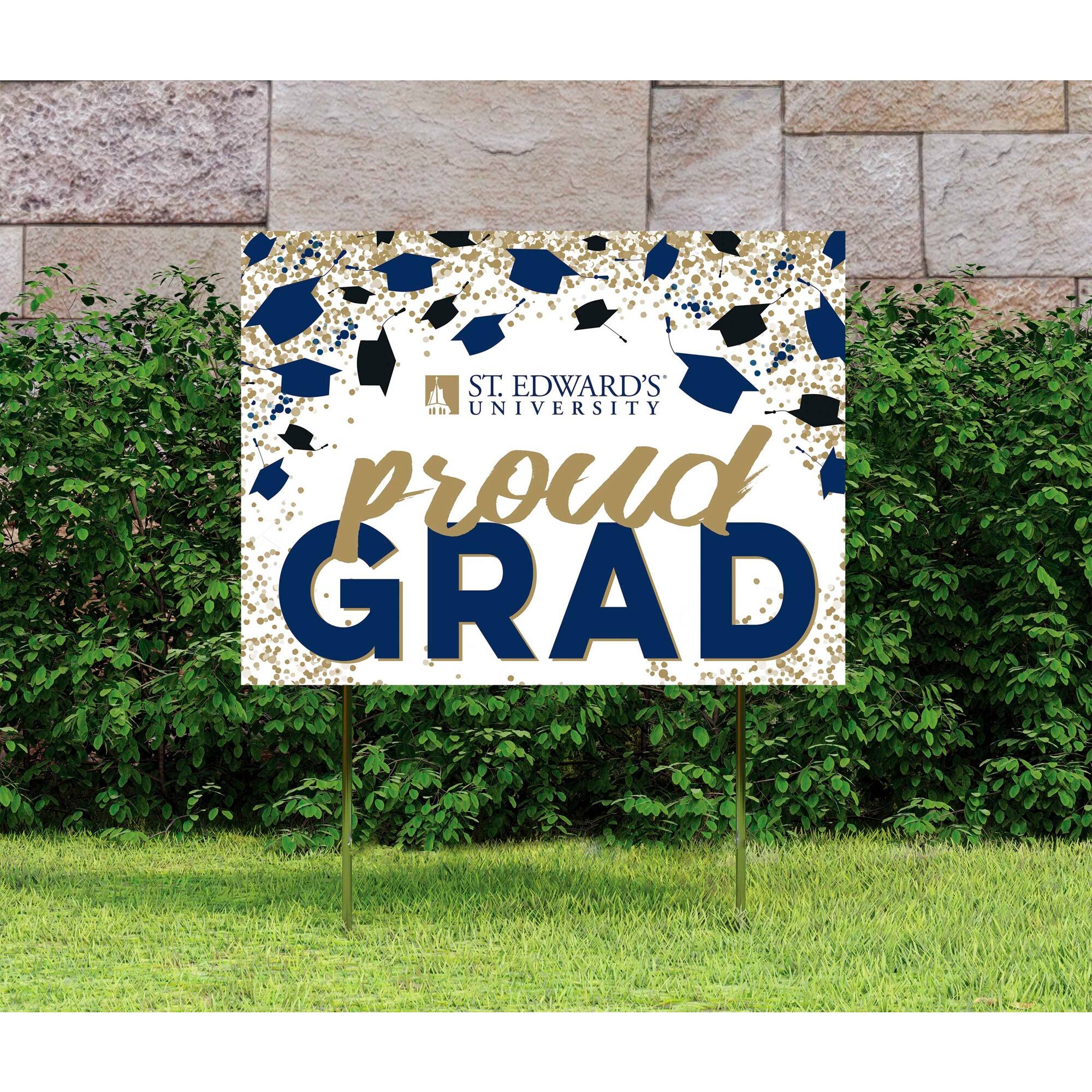 ST. EDWARD'S UNIVERSITY  
proud GRAD