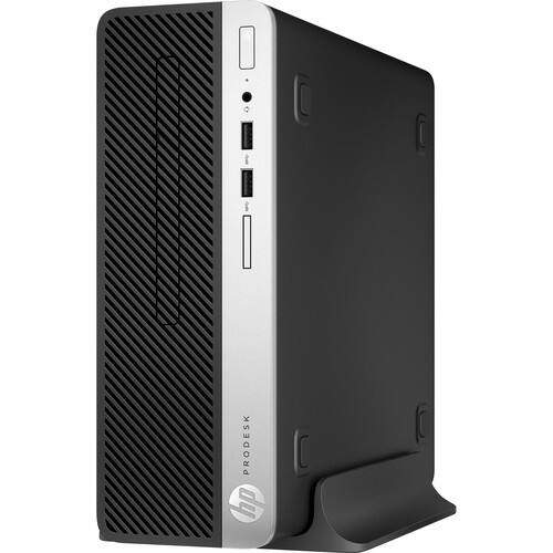 Alt View 4. HP - ProDesk 400 G5 SFF Intel Core i3-8100 3.6 GHz 8GB DDR4 128GB SSD Intel UHD Graphics 630 Windows 11 Pro Education Desktop - Black.